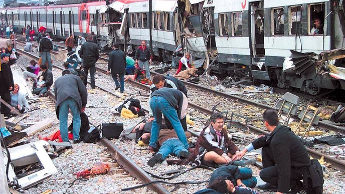 Bombové útoky v Madridu v roce 2004.
