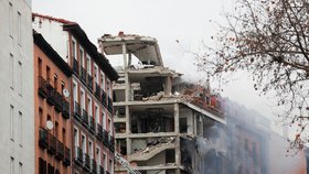 Ve španělské metropoli Madridu došlo k výbuchu domu.