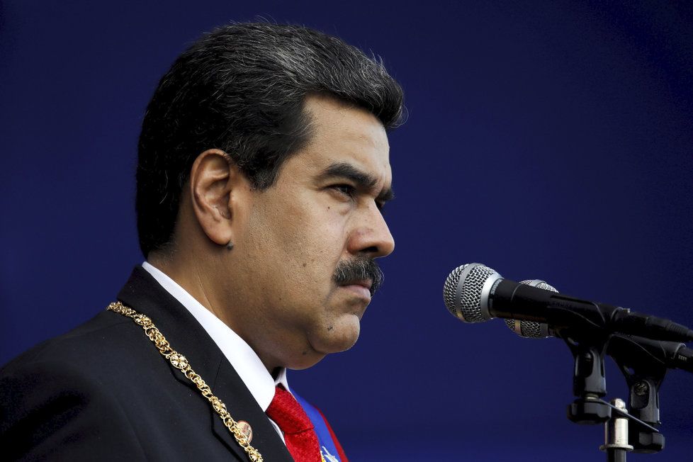 Spíše už nelegitimní prezident Venezuely Nicolás Maduro