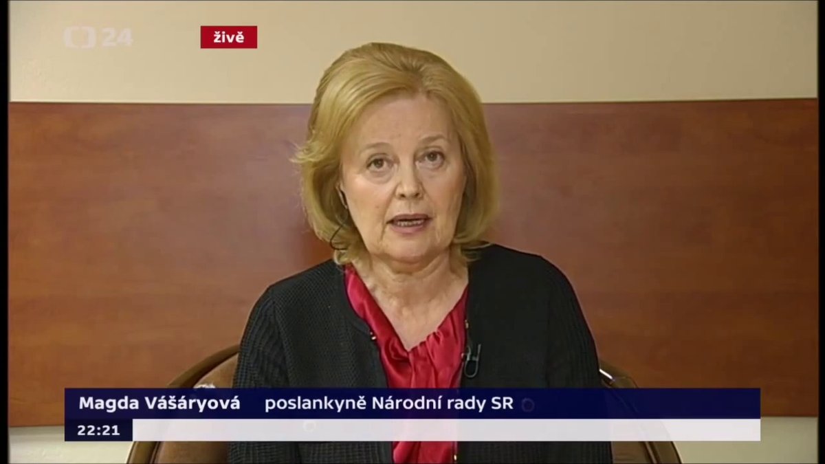 Magda Vášáryová při emotivním vystoupení o uprchlících v České televizi