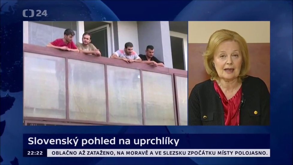 Magda Vášáryová při předchozím emotivním vystoupení o uprchlících v České televizi
