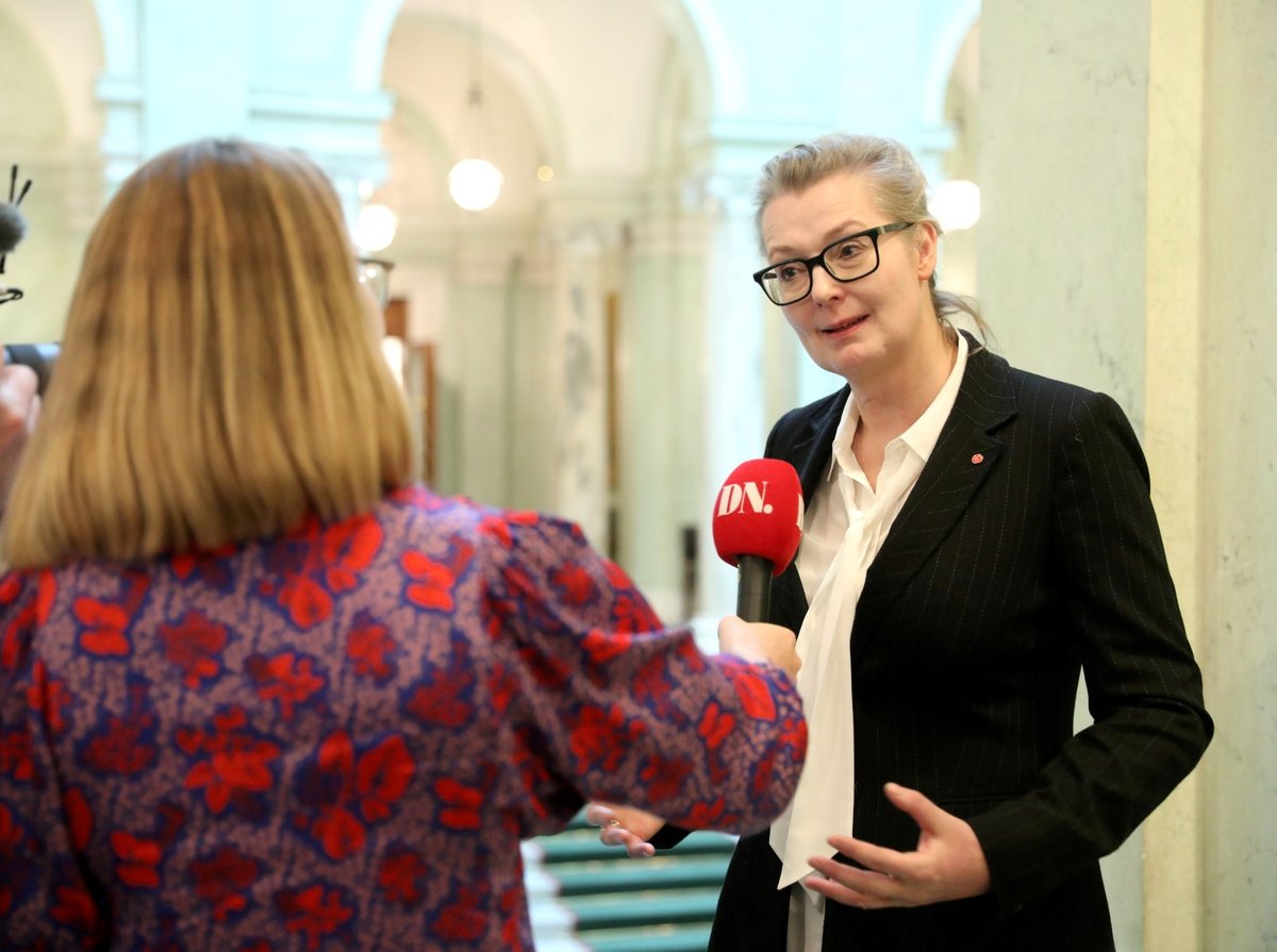 Švédská premiérka Magdalena Anderssonová (listopad 2021)