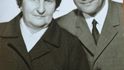 Magdalena a Evžen Kytnerovi. Svatební foto z roku 1942