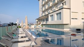 Letovisko Milano Marittima, ve kterém se utopila Magdalenka (†4).
