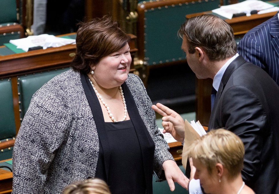 Nová belgická ministryně zdravotnictví Maggie De Block