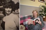 Miss Ostravy 1967 Hana Zemková (73) s knížkou byla jednou z obdarovaných klientek Domu Magnolie v Ostravě.
