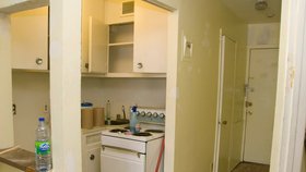 Pohled do bytu v kanadském Montrealu, který Magnotta obýval