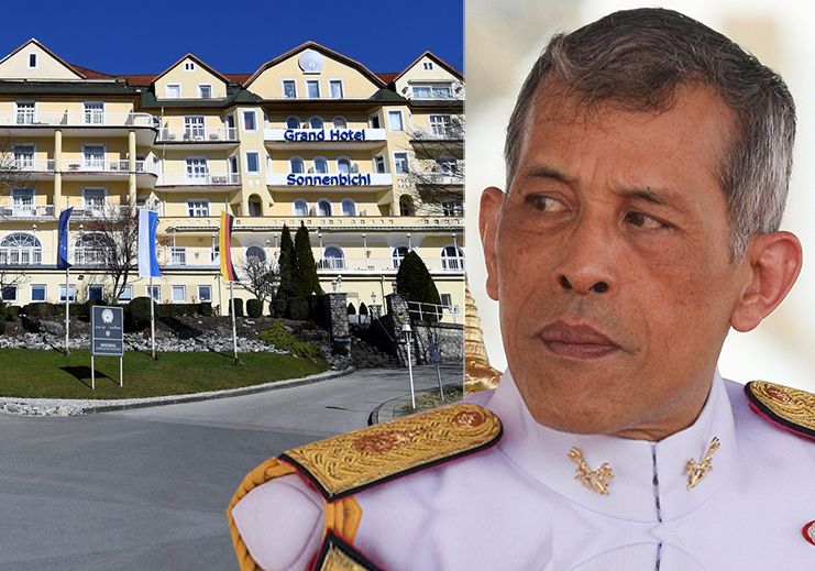 Thajský král Mahá Vatčirálongkón se izoloval v luxusním alpském hotelu a přizval si i 20 milenek ze svého harému.