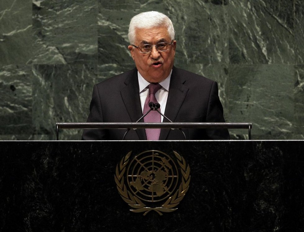 Palestinský lídr Mahmúd Abbás