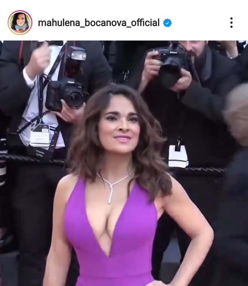 Mahulena Bočanová mnohé zmátla falešným videem z Karlových Varů. Na tělo herečky Salmy Hayekové pomocí aplikace nasadila svůj obličej.