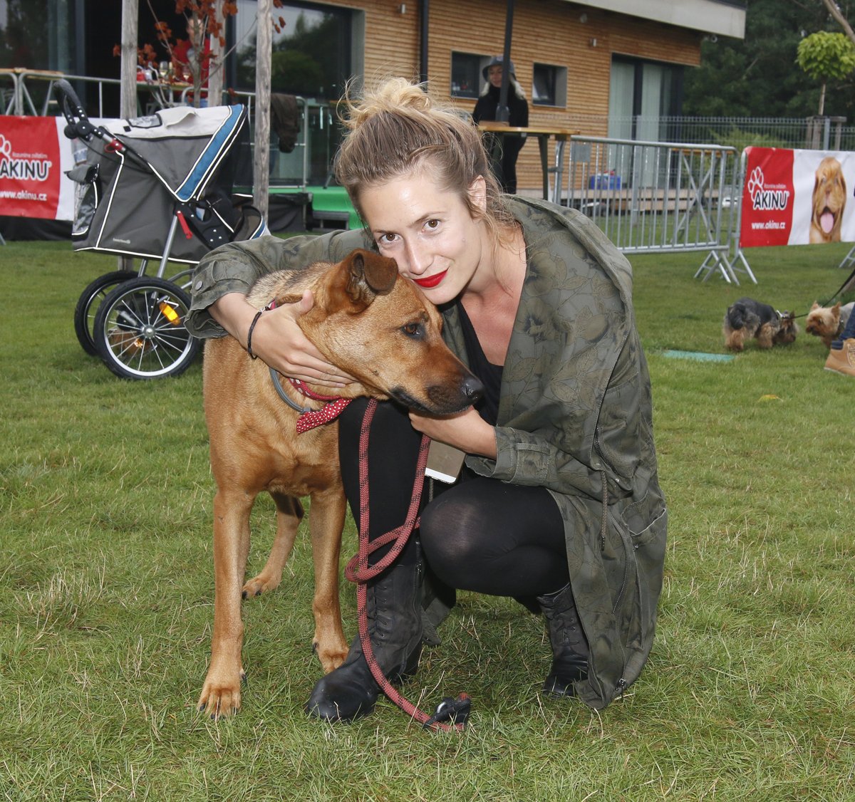 Lenka Zahradnická s Františkou.