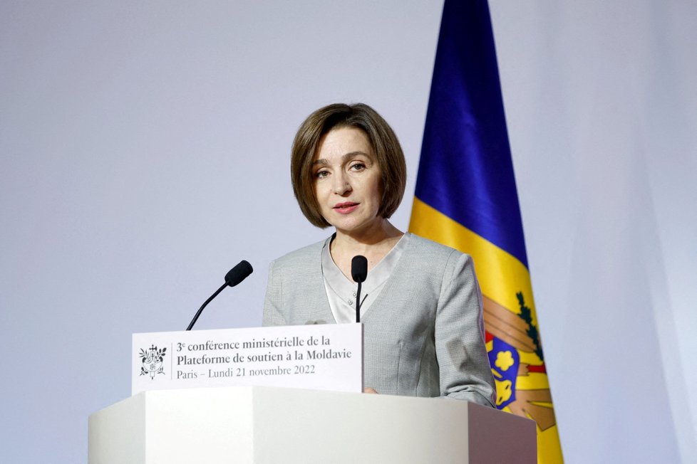Moldavská prezidenta Maia Sanduová