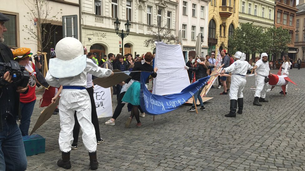 Studentský majáles v Praze (1.5.2019)