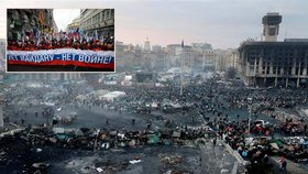 V Moskvě se na demonstraci proti Majdanu sešlo odhadem na 35.000 lidí.
