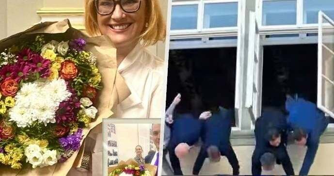 Majerová sdílela video, kde vyhazují poslance TOP 09 z okna