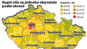 Kde v České republice žijí nejbohatší a kde nejchudší lidé?