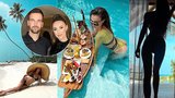 Modelka Taťána Makarenko na Maledivách: Milence žhaví svým zadečkem! 