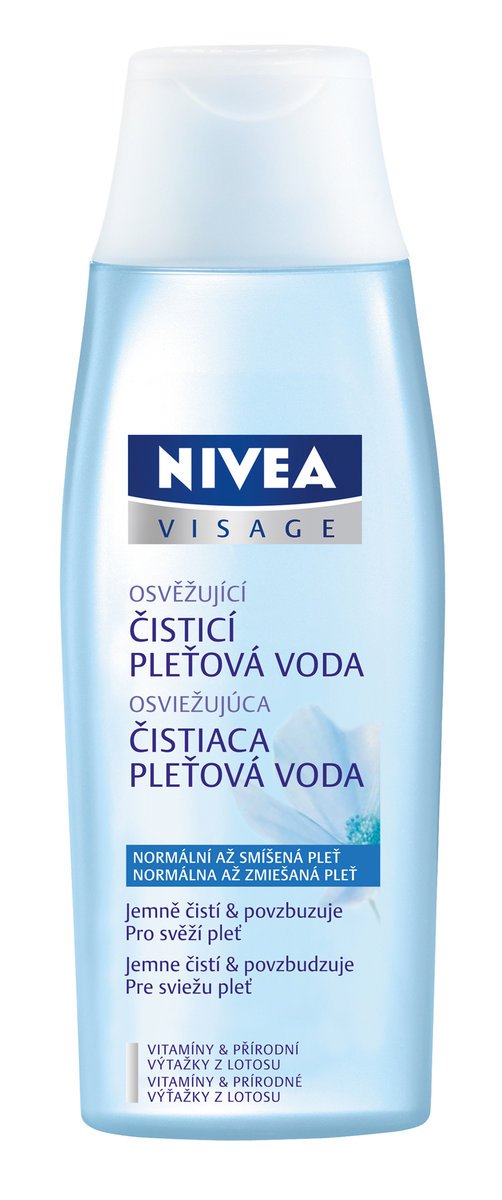 Osvěžující čistící pleťová voda pro normální a smíšenou pokožku, Nivea, 129,90 Kč