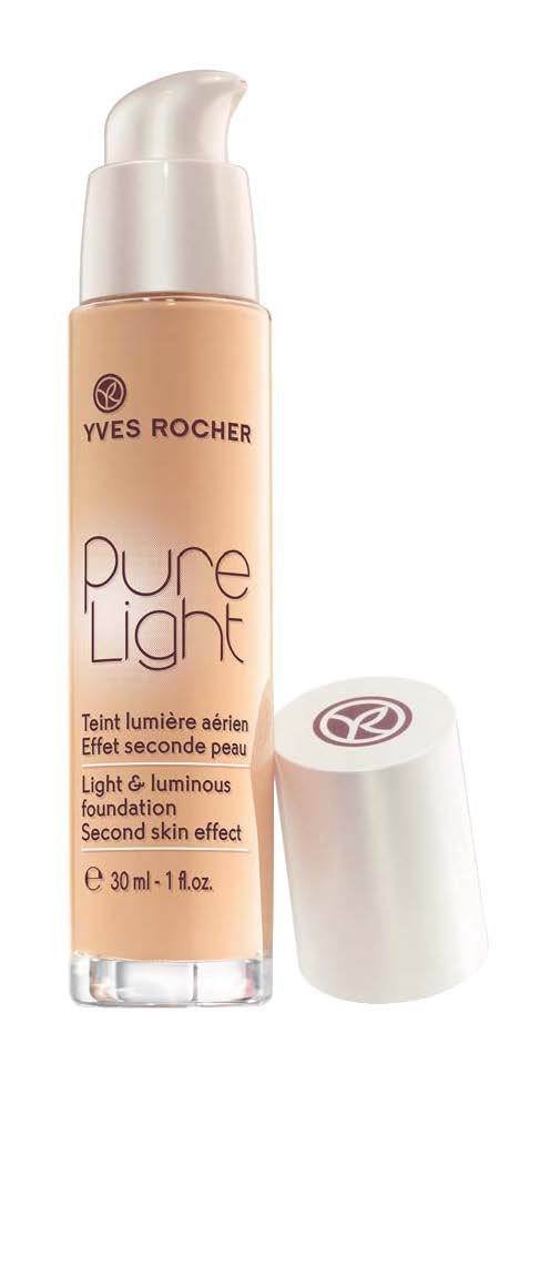 Lehký rozjasňující make-up Pure Light, Yves Rocher, 429 Kč.