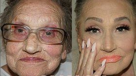 Proměna osmdesátileté ženy je až neuvěřitelná.