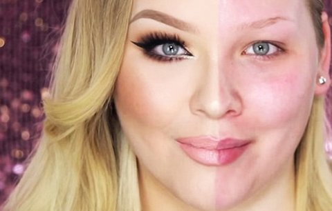 Guru krásy ve videu ukazuje sílu make-upu: Nalíčí si jen půlku obličeje, rozdíl je obrovský