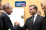 Dlouho se Emmanuel Macron snažil být s Vladimirem Putinem zadobře.