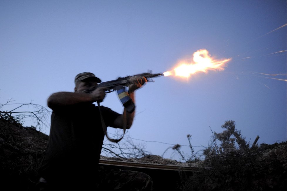 Snímky zabitého fotografa Makse Levina pro Reuters.