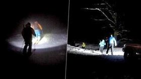 Drama Čechů v Malé Fatře: 7 lidí bojovalo se sněhem a ledem