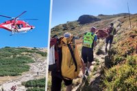 Česká turistka (21) v nesnázích na Malé Fatře: Do akce letěl vrtulník!