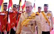 Malajsijský král Muhammad V., snímek pochází z jeho korunovace, (prosinec, 2016).