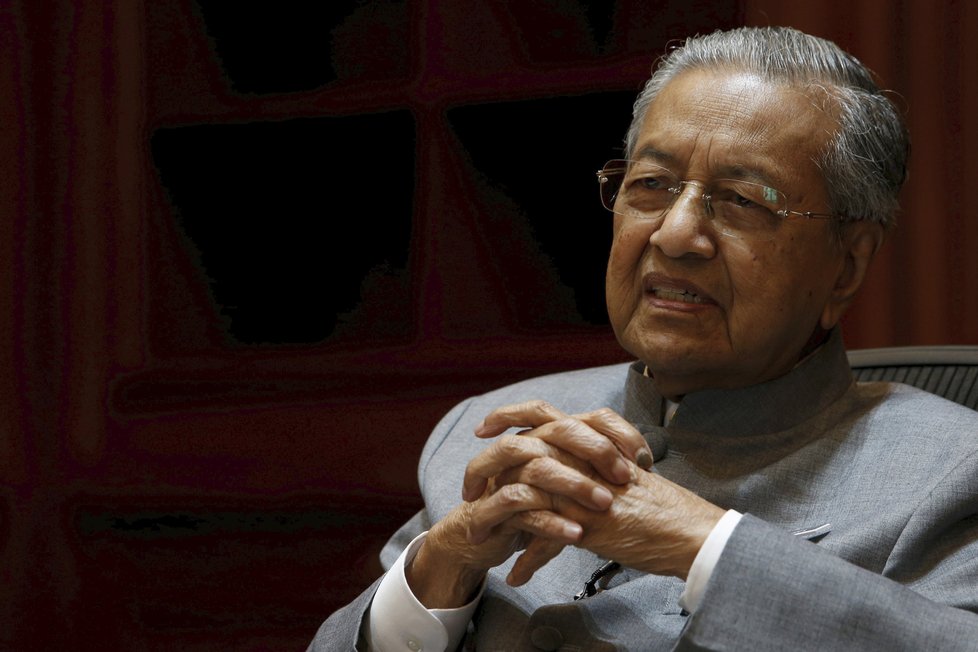 Malajsijský premiér Mahathir Mohamad.