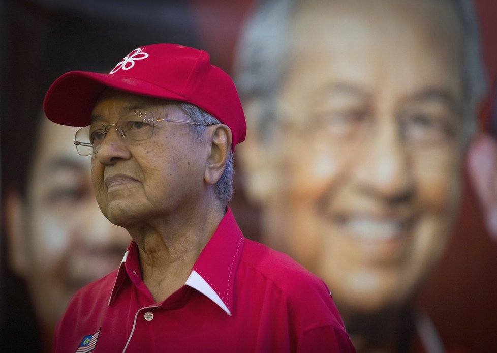 Mahathir Mohamad bude ve svých 92 letech světově nejstarším premiérem.