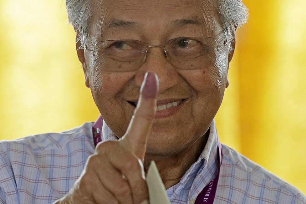 Mahathir Mohamad bude ve svých 92 letech světově nejstarším premiérem.