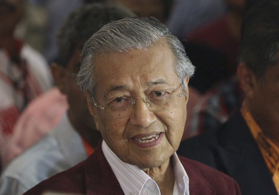 Mahathir Mohamad bude ve svých 92 letech světově nejstarším premiérem.