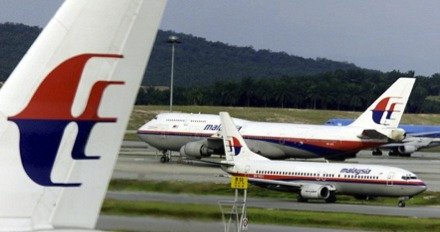 Letadla společnosti Malaysia Airlines.