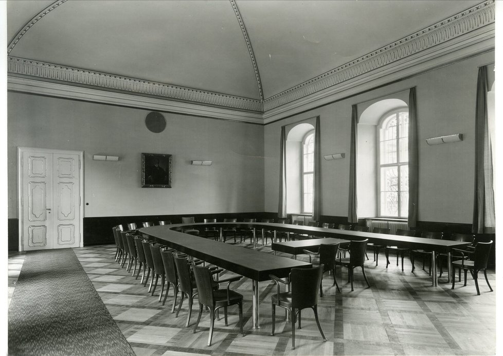Tak vypadal sál před rokem 1938.