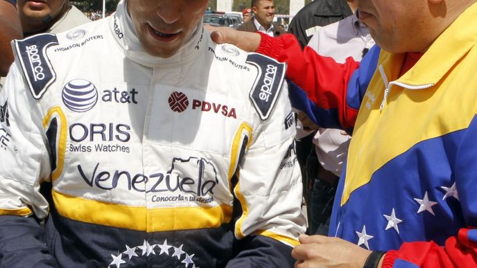 Pastor Maldonado a Hugo Chavez