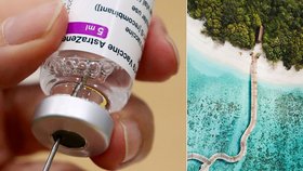 Maledivy chtějí turistům nabídnout očkování proti covidu-19.