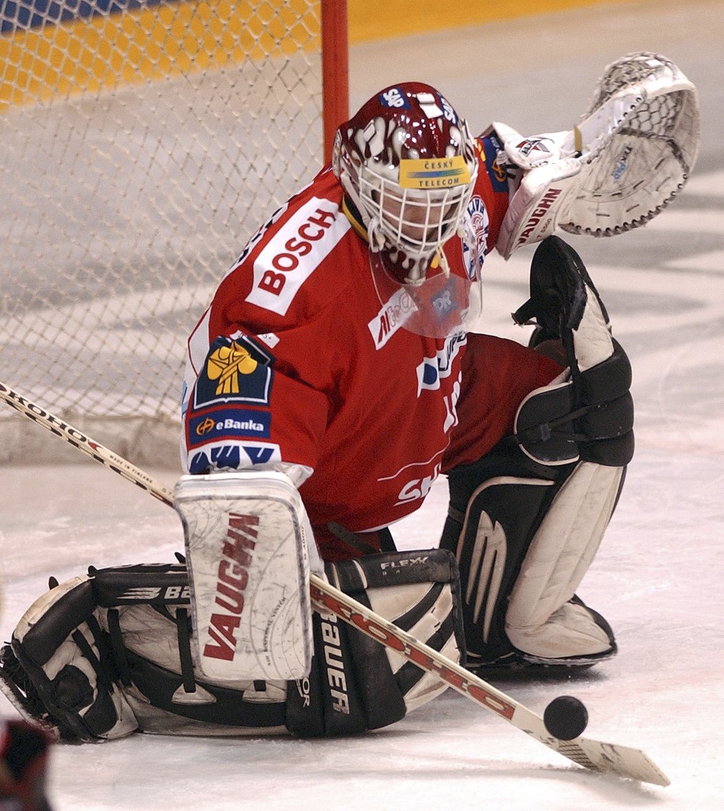 Roman Málek starší vychytal Slavii v roce 2003 senzační titul