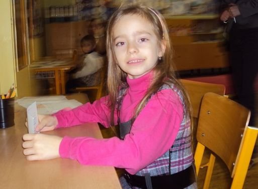 Iveta Richtarová (5), Zlín. Skvěle maluje, zásadně chce být sochařkou.