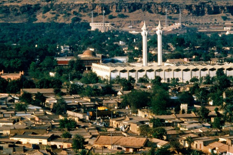 Pohled na hlavní město Mali.