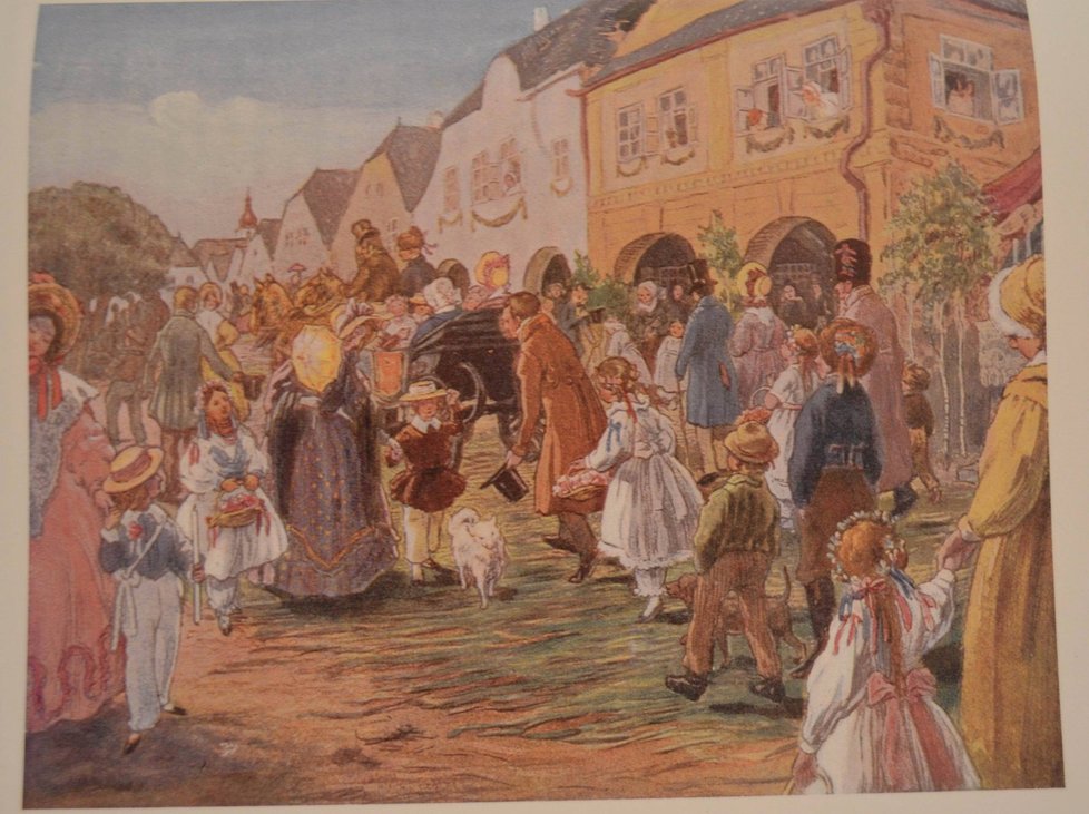 Adolf Kašpar národ ilustracemi Babičky Boženy Němcové okouzlil.