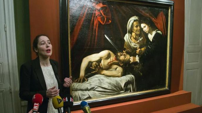 Nová verze Caravaggiova obrazu Judita a Holofernes