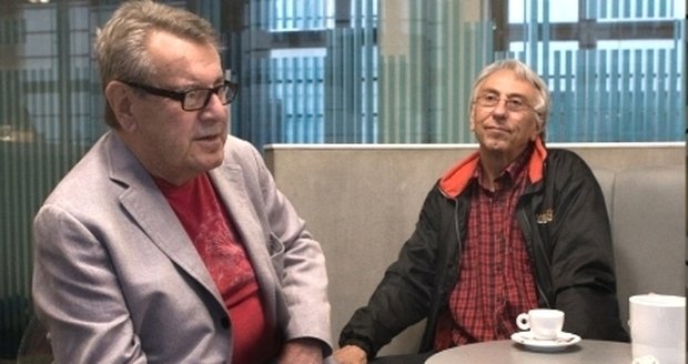 Miloš Forman a Jan Malíř