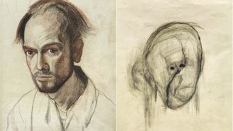 Alzheimer mu ukradl tvář: Rozpouštění vlastní osobnosti zachytil umělec v děsivé sérii autoportrétů