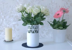 Váza. Jednoduchá dekorace, která skvěle oživí váš interiér