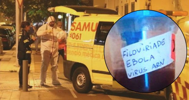 Panika v dovolenkovém ráji: Krvavá lahev s nápisem ebola vyděsila Mallorcu