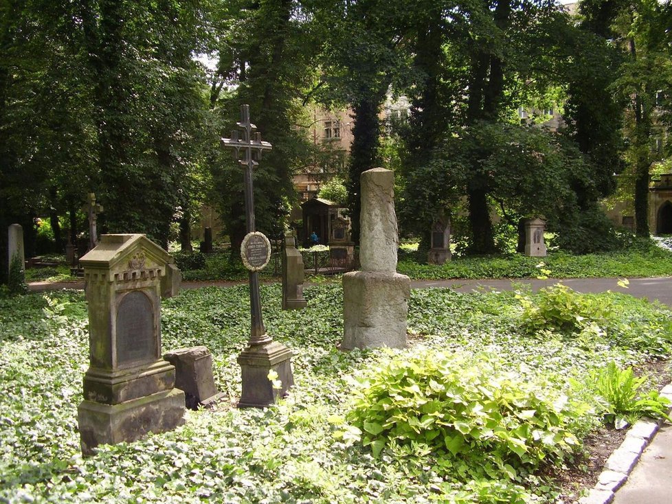 Malostranský hřbitov najdete hned u zastávky tramvaje Bertramka.