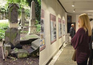 Výstavu o Malostranském hřbitově můžete navštívit v Galerii Portheimka až do poloviny listopadu.