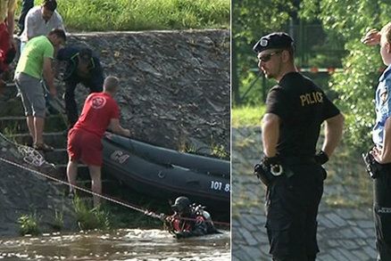 Policisté v Budějovicích vytáhli z řeky utonulého: Utopil se i jeho zachránce